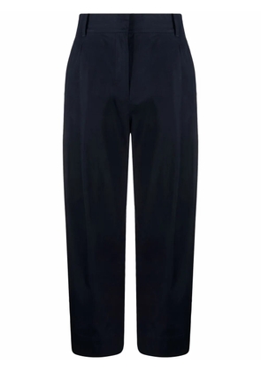 'S Max Mara high-waisted wide-leg cotton trousers - Blue