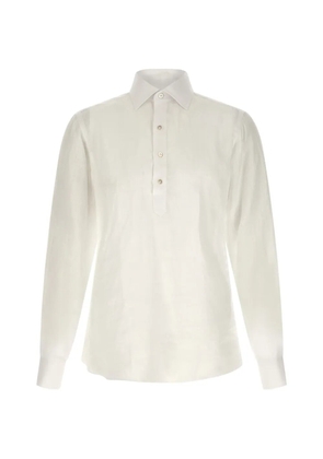 BORRIELLO NAPOLI button-placket shirt - White