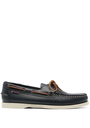 Sebago Portland Martellato leather boat shoes - Blue