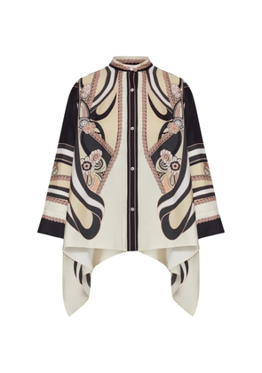 La DoubleJ buttoned shirt - Neutrals