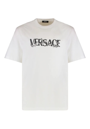 Versace logo-print T-shirt - White