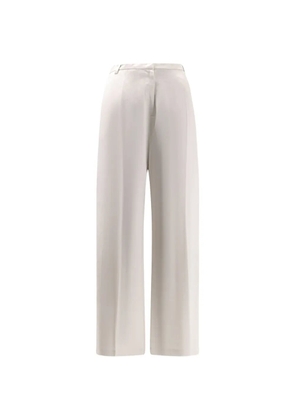 Alysi wide leg linen trousers - Neutrals
