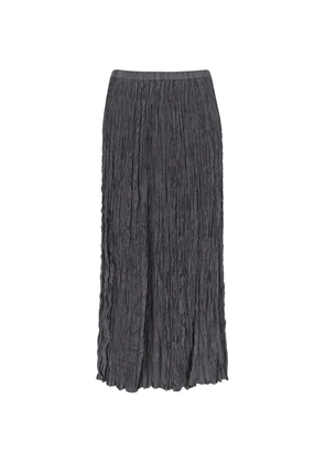 Alysi elasticated wrinkled skirt - Grey