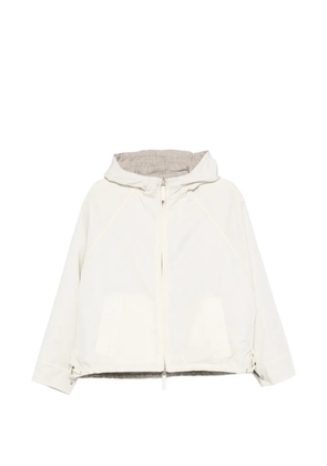 Yves Salomon reversible hooded jacket - Neutrals