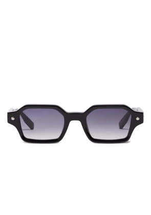 John Dalia rectangle-frame sunglasses - Black