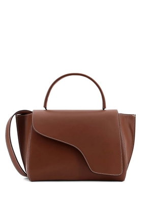 ATP Atelier Arezzo contrast-stitching tote bag - Brown