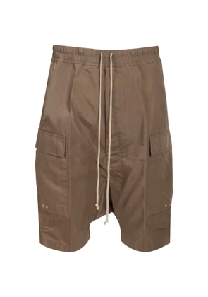 Rick Owens drawstring detail cargo shorts - Grey