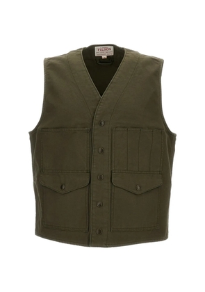 Filson pockets buttoned vest - Green