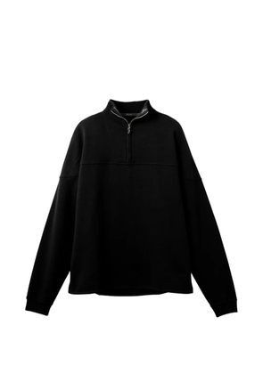 Jacquemus Rond Carré zip neck shirt - Black