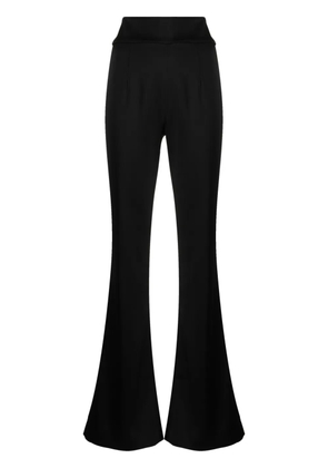 Galvan London high-waisted flared trousers - Black