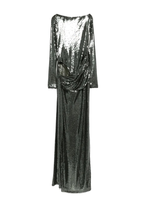 Alex Perry sequin-embellished maxi dress - Green