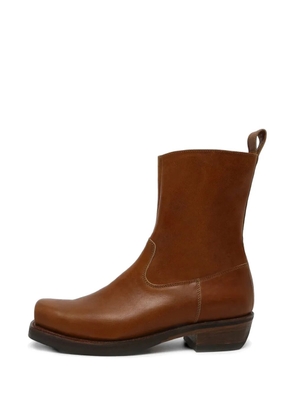 Won Hundred Barcelona leather boots - Brown