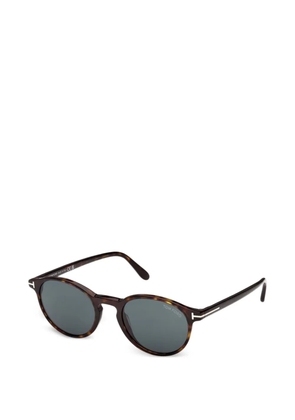 TOM FORD Prescott round-frame sunglasses - Brown
