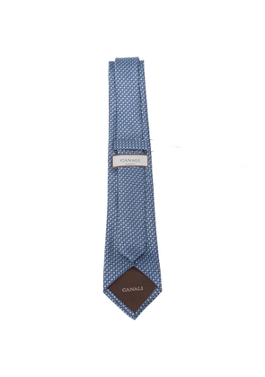 Canali patterned tie - Blue
