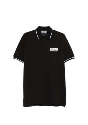 Versace Jeans Couture logo-detail polo shirt - Black