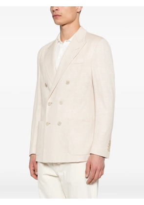 Eleventy double-breasted blazer - Neutrals