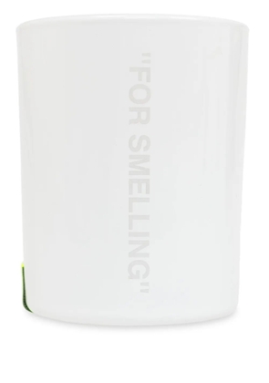 Off-White Wax Candle