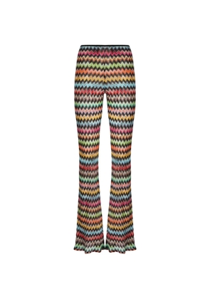 Missoni chevron-pattern trousers - Yellow