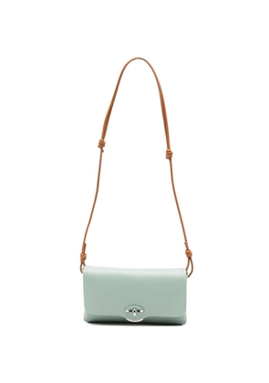 Zanellato small Lettera turnlock clutch bag - Blue