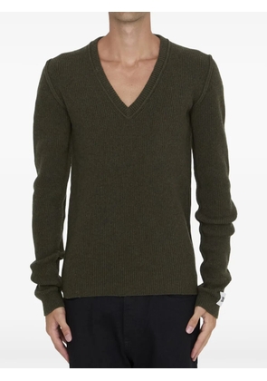 Dolce & Gabbana logo patch jumper - Green