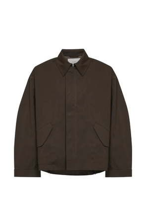 Studio Nicholson zip-fastening pointed-collar jacket - Brown