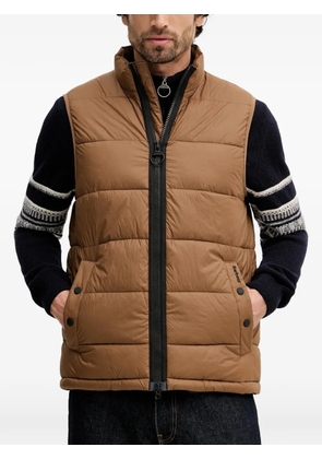 Barbour Offshore zip-up padded gilet - Brown