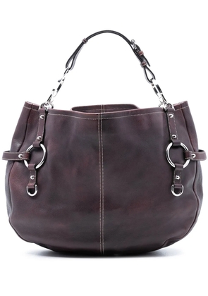 Gucci Pre-Owned 2016-2025 Leather Charlotte tote bag - Red