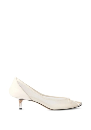 Jacquemus Tourni heeled pumps - White