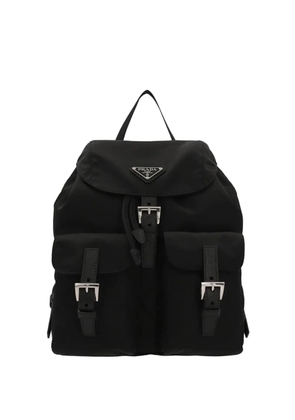 Prada small triangle-logo backpack - Black