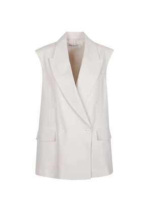 HINNOMINATE double-breasted waistcoat - Neutrals