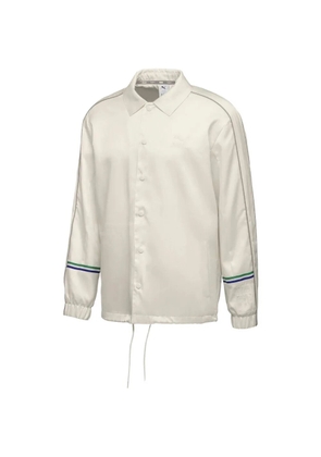 PUMA striped-detail jacket - Neutrals