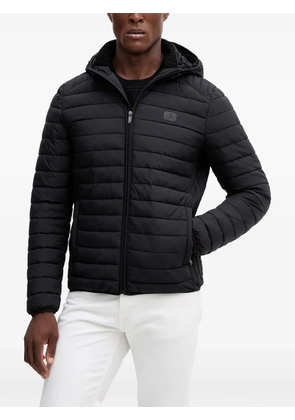 Trussardi hooded quilted jacket - Black