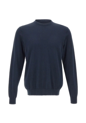 DIKTAT ribbed crew-neck sweater - Blue