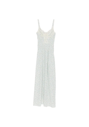 Ermanno Scervino lace floral maxi dress - White