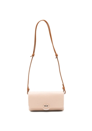 Zanellato small Lettera leather clutch bag - Neutrals