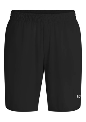 BOSS logo track shorts - Black