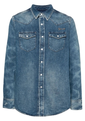 Givenchy logo-embroidered shirt - Blue