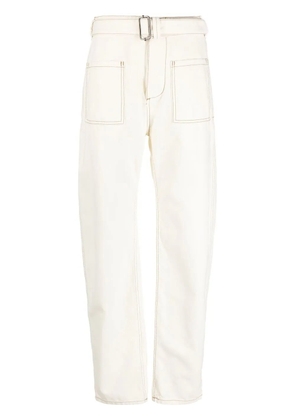 ETRO straight-leg cargo trousers - White