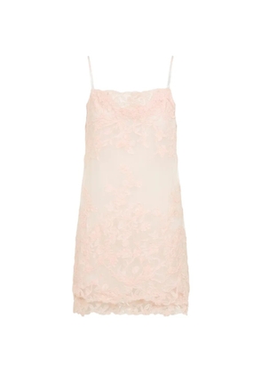 Ermanno Scervino lace slip dress - Neutrals