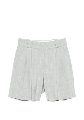 Blazé Milano After You Fell pinstripe pleated shorts - Blue