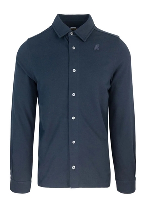 K-Way long-sleeve logo shirt - Blue