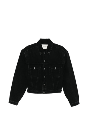 ENTIRE STUDIOS Shrunken denim jacket - Black