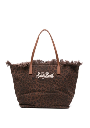MC2 Saint Barth regular City fringed-detail tote bag - Brown