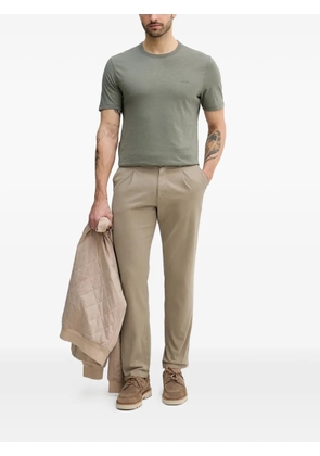 BOSS pleated straight trousers - Neutrals