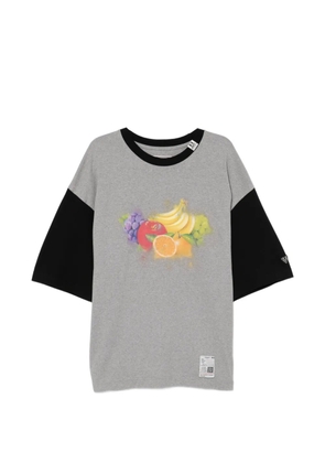 Maison MIHARA YASUHIRO fruit-print T-shirt - Grey