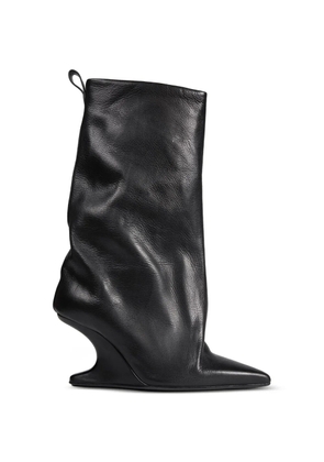 Rick Owens Cantilever sharp boots - Black