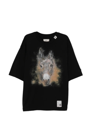 Maison MIHARA YASUHIRO grpahic-print T-shirt - Black