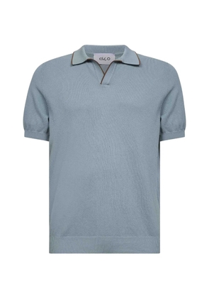 D4.0 ribbed trim polo shirt - Green