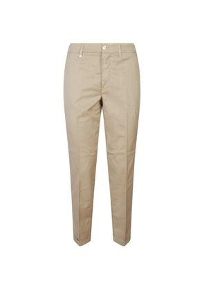 Fay cuffed trousers - Neutrals