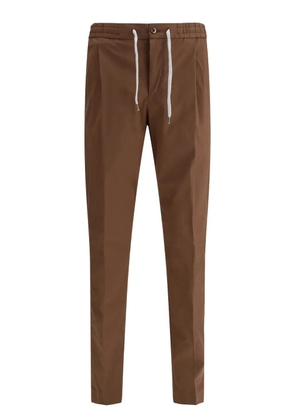 PT Torino drawstring-waist chinos - Brown